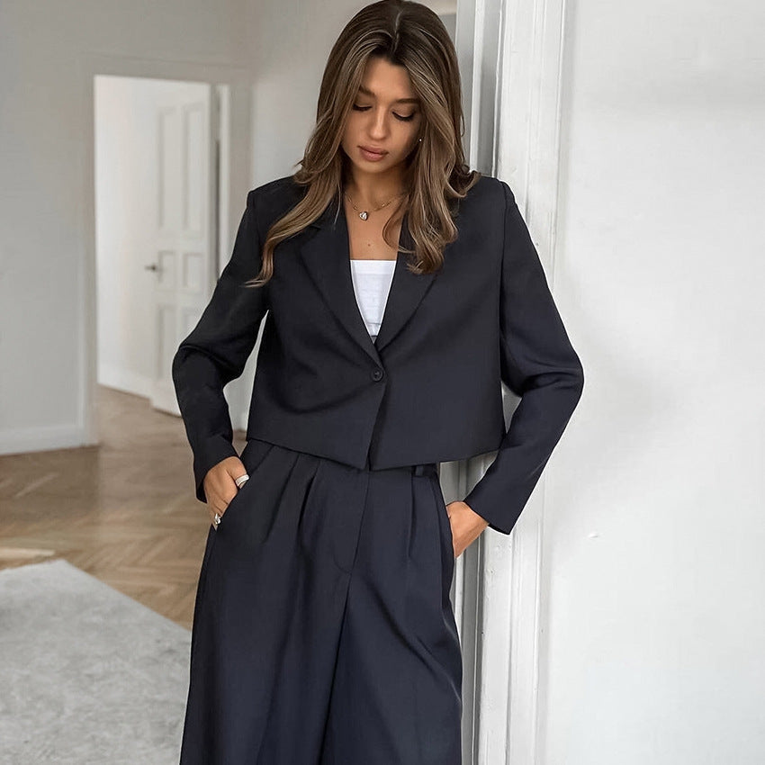 Simple Fashion Women's Suit Long Sleeve Niche