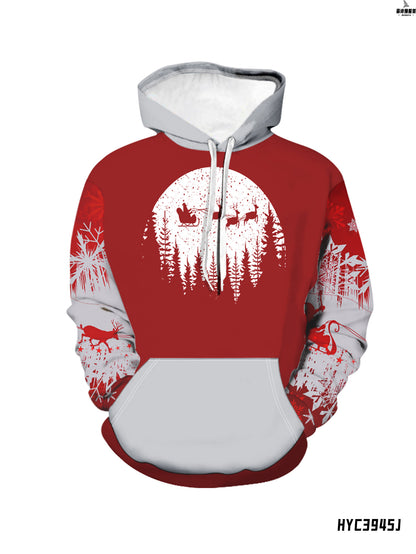 Men's Fashion Wear Sweater Christmas Digital Printing