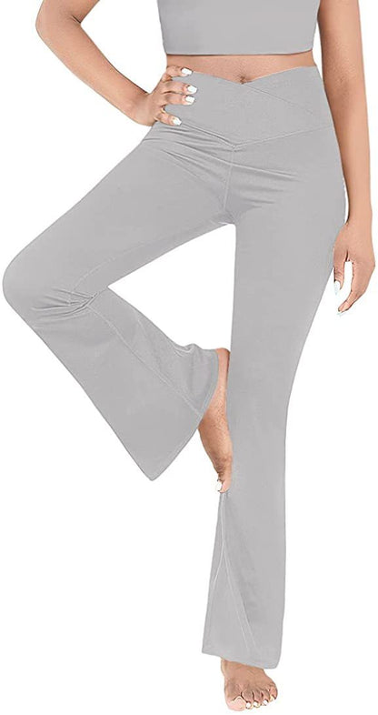 High Waist Slim Fit Solid Casual Trousers