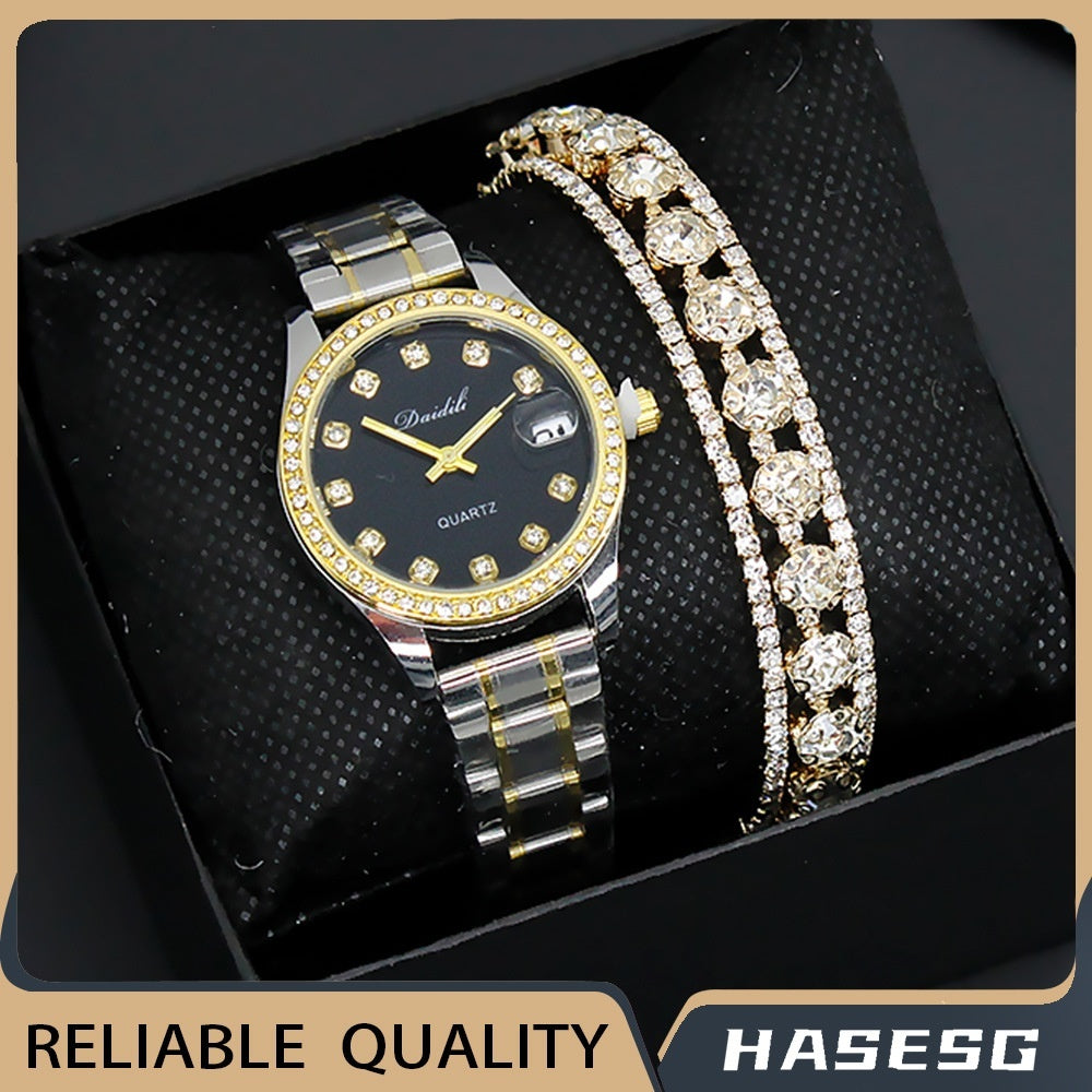 Women's Watch Affordable Luxury Fashion Diamond Gift Suit