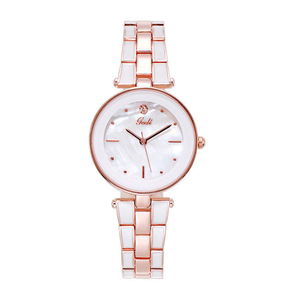 Ladies Watch Trendy Student White Quartz