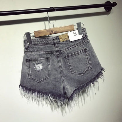 Casual Summer Women Denim Short High Waists Sexy Short Jeans