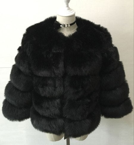 Mink Coats Women Winter New Fashion Coat Elegant Thick Warm Outerwear