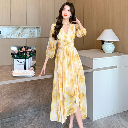 High-end And Fashionable Chiffon Dress Women