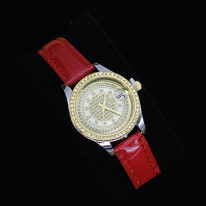 Ladies Valentine's Day Watch Jewelry Suit With Decoration