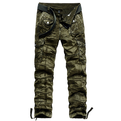 Men's camouflage cargo trousers