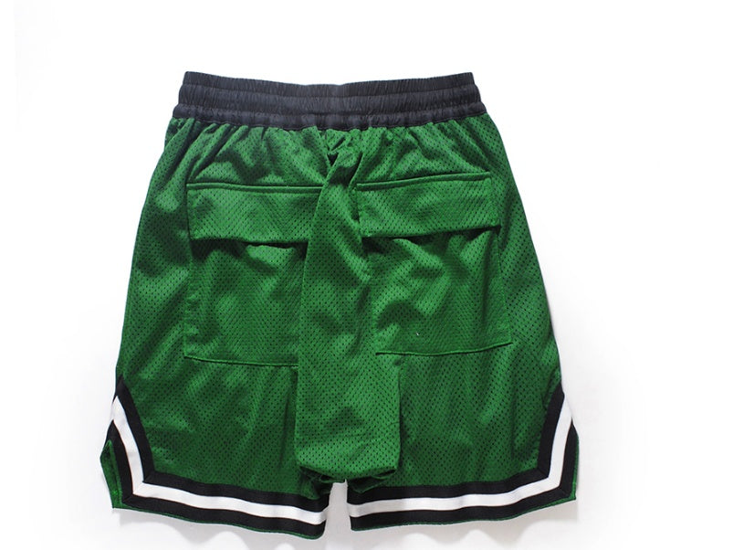 Spring and summer new style popular logo men's zipper men's shorts baggy sports pants