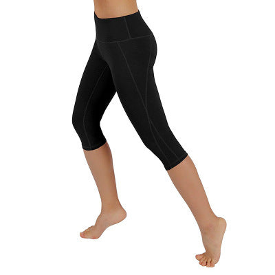 Seven-point base yoga pants