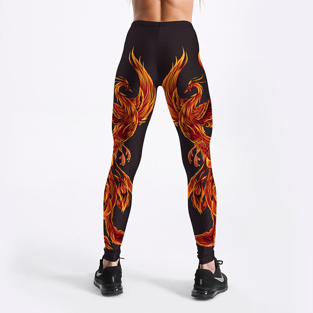 Rising Phoenix Yoga Workout Leggings