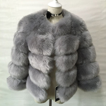 Mink Coats Women Winter New Fashion Coat Elegant Thick Warm Outerwear