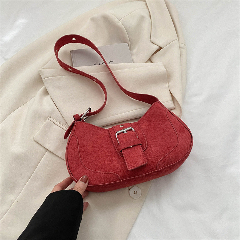 Fashion Trendy Textured One-shoulder Handbag