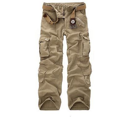 Camouflage cargo trousers