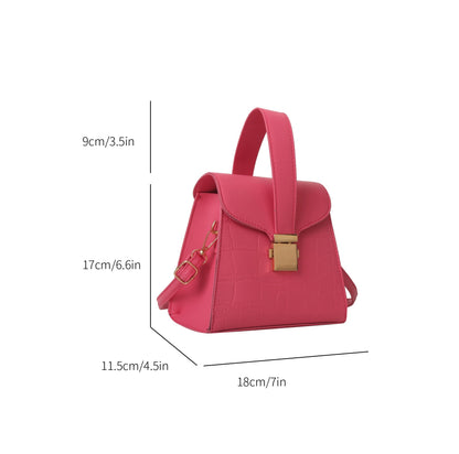 Shoulder Elegant Girls Crossbody Twist Lock Bag