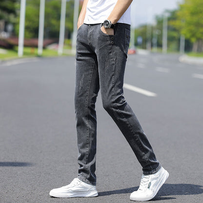 Stretch Slim Fit Skinny Thin Pants For Men