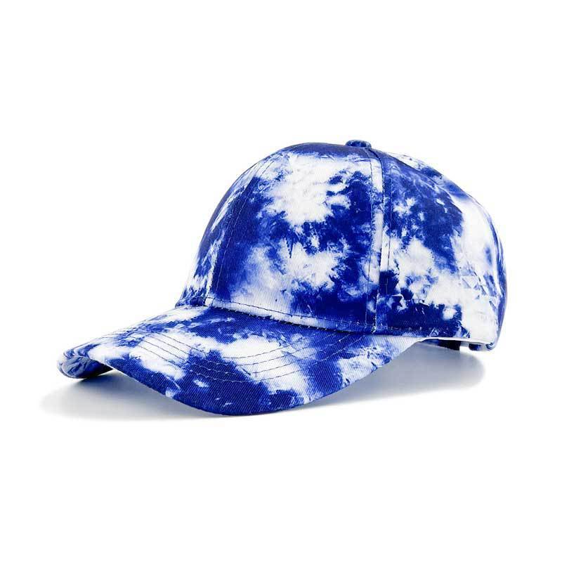 Men's Printed Ha Color Blocked Graffiti Duckbill Cap