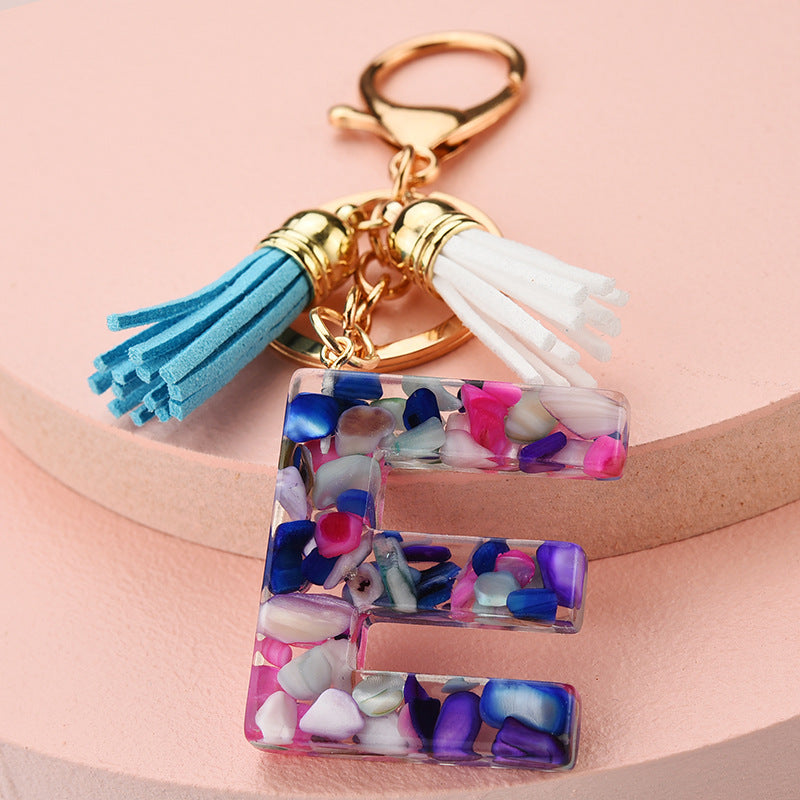 Symphony Letter Keychain Personalized Schoolbag Pendant