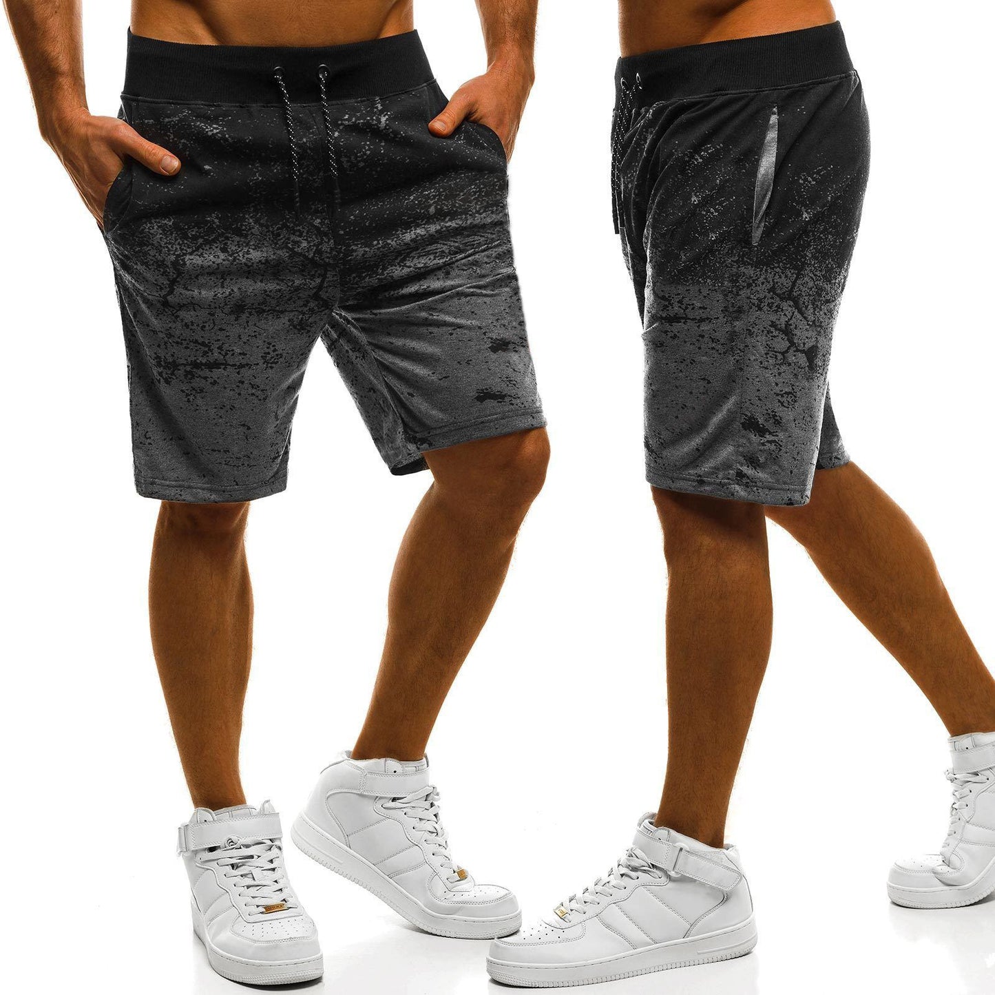 Summer Men's Casual Shorts Sports Pants Slim Beach Pants Men