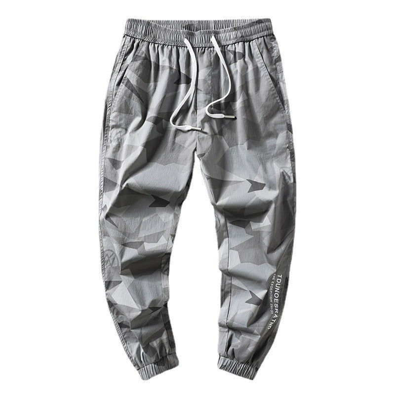 Camouflage Overalls Men's Trendy Brand Loose-fitting Casual Pants