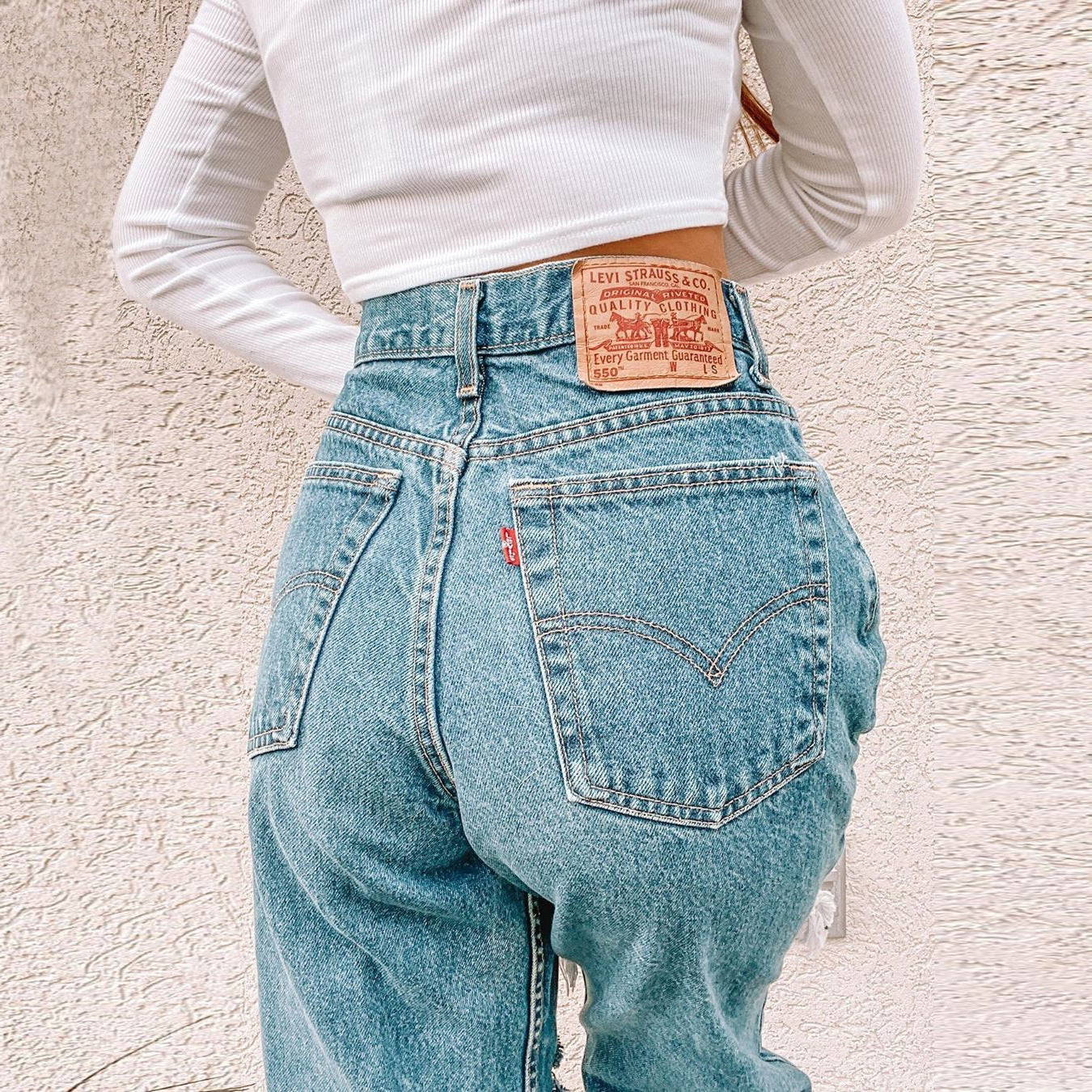 Summer Women's Ripped Fashion Casual Denim Trousers Women's Trousers