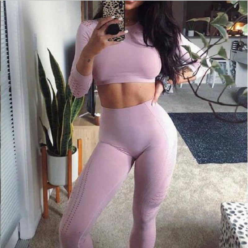 Long Sleeve Yogasets Long Sleeve Sports Yoga Tops Fitness