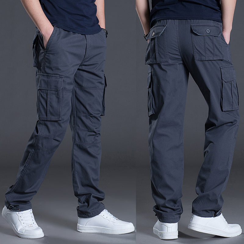 Men'S Work Pants Multi-Pocket Overalls