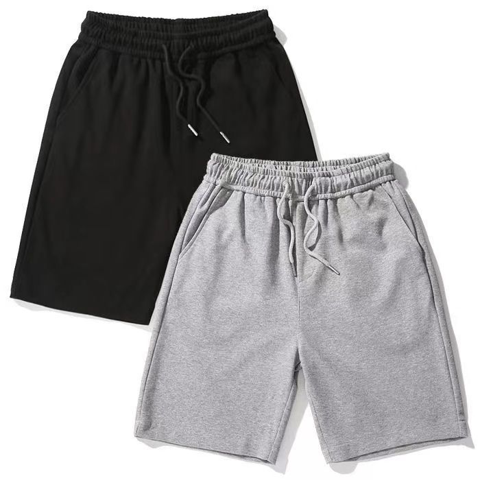 Fashion Casual Solid Color Straight Shorts For Men