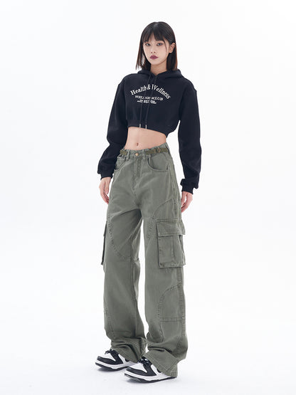 Loose Casual Wide Leg Trousers