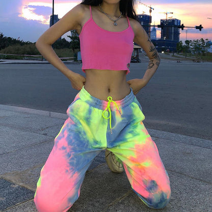 Tie-Dye Fashion Casual Pants