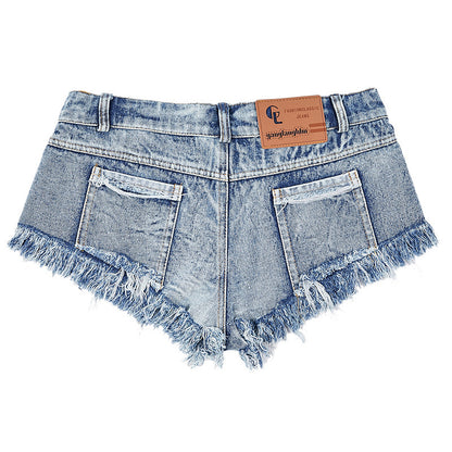 New summer ladies denim shorts shorts and short dress tide sexy