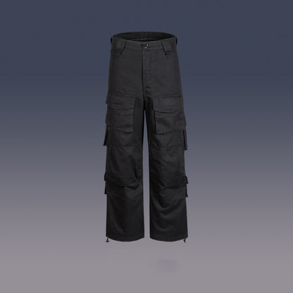 Men's Large Pocket Wide Leg Cannonball Cargo Pants