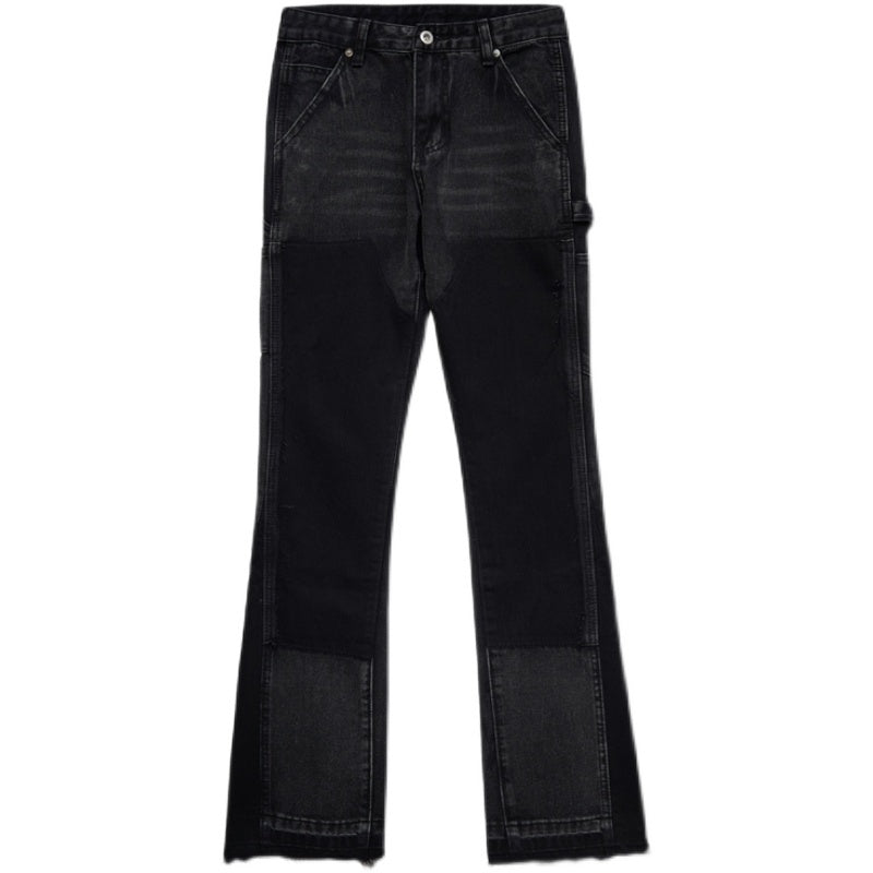 Men's High Street Retro Vintage Vibe Style Micro Horn Jeans