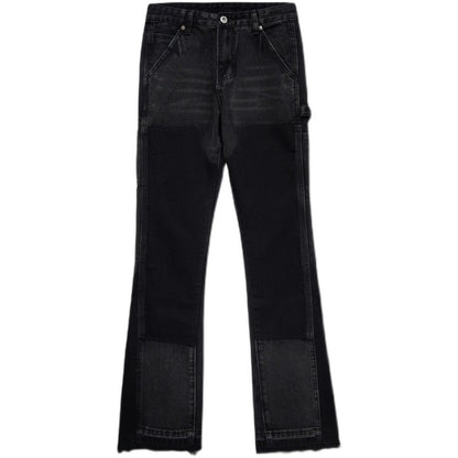 Men's High Street Retro Vintage Vibe Style Micro Horn Jeans