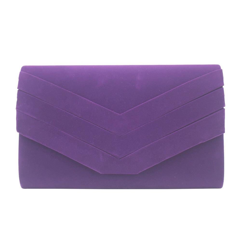 Fashion Flannel Folding Dinner Clutch