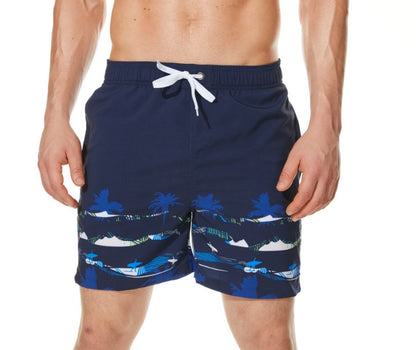 Men's Fashion Boxer Loose Casual Print Beach short