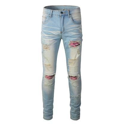 Worn Wash Color Slim Fit INS Jeans