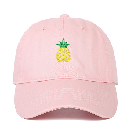 Pineapple Embroidered Baseball Cap Tide Travel Leisure