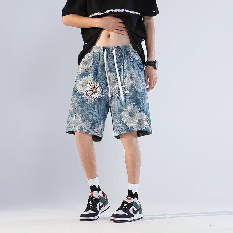 American Retro Shorts Men's Summer pants