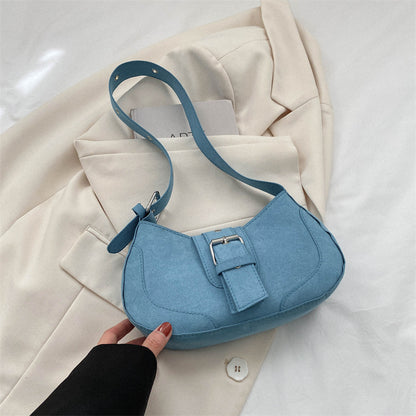 Fashion Trendy Textured One-shoulder Handbag