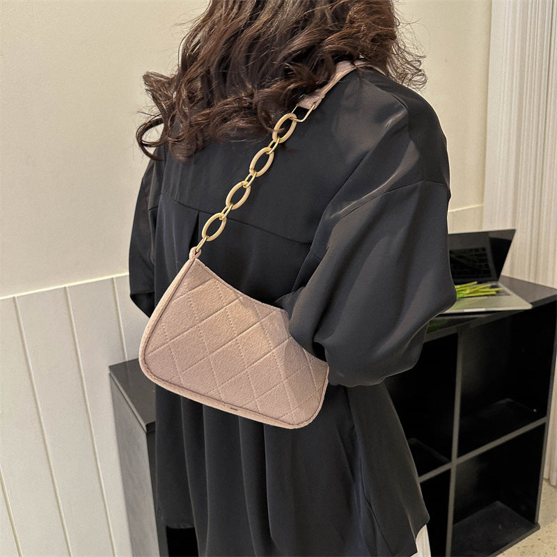 Trendy Simple Underarm Chain Shoulder Bag