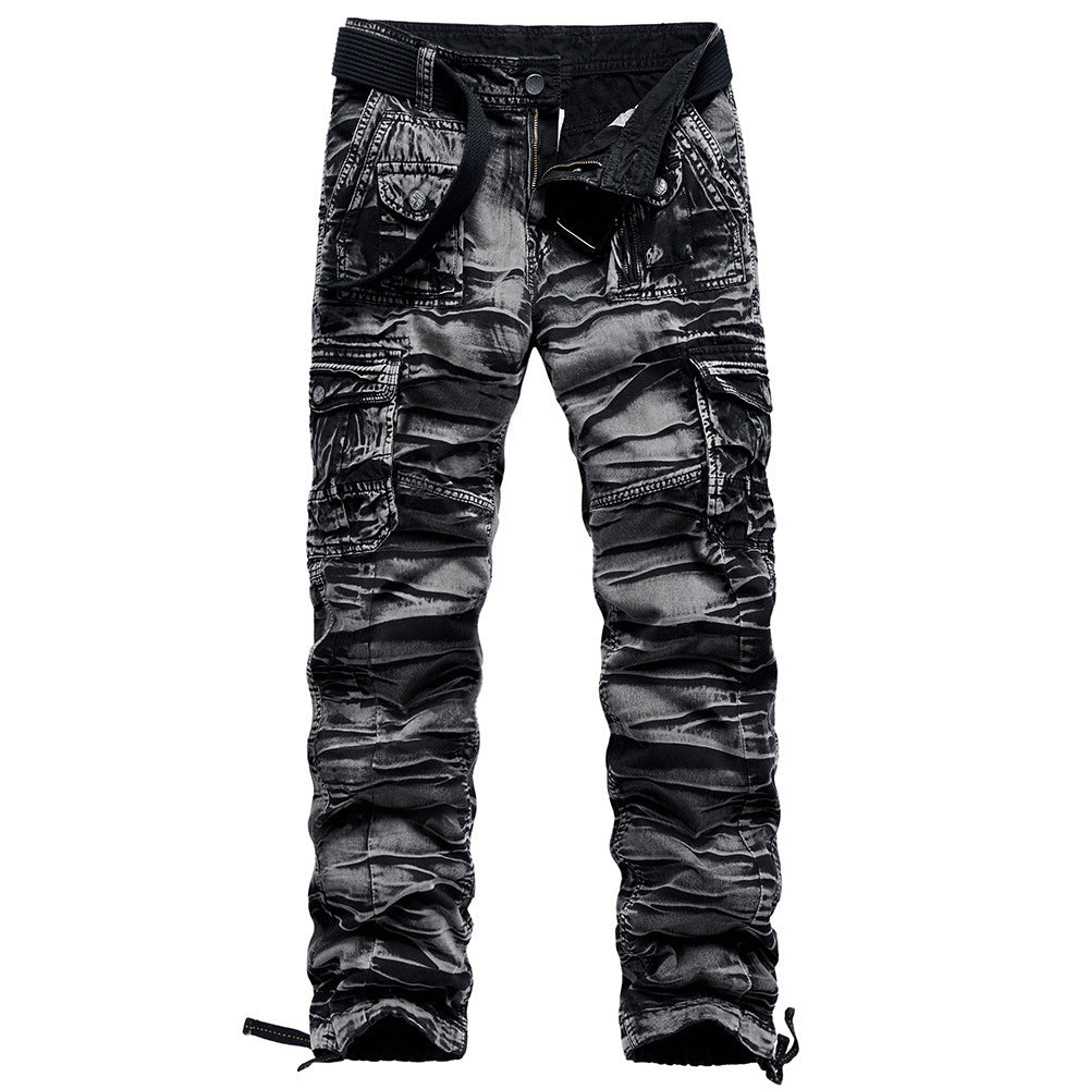 Men's camouflage cargo trousers