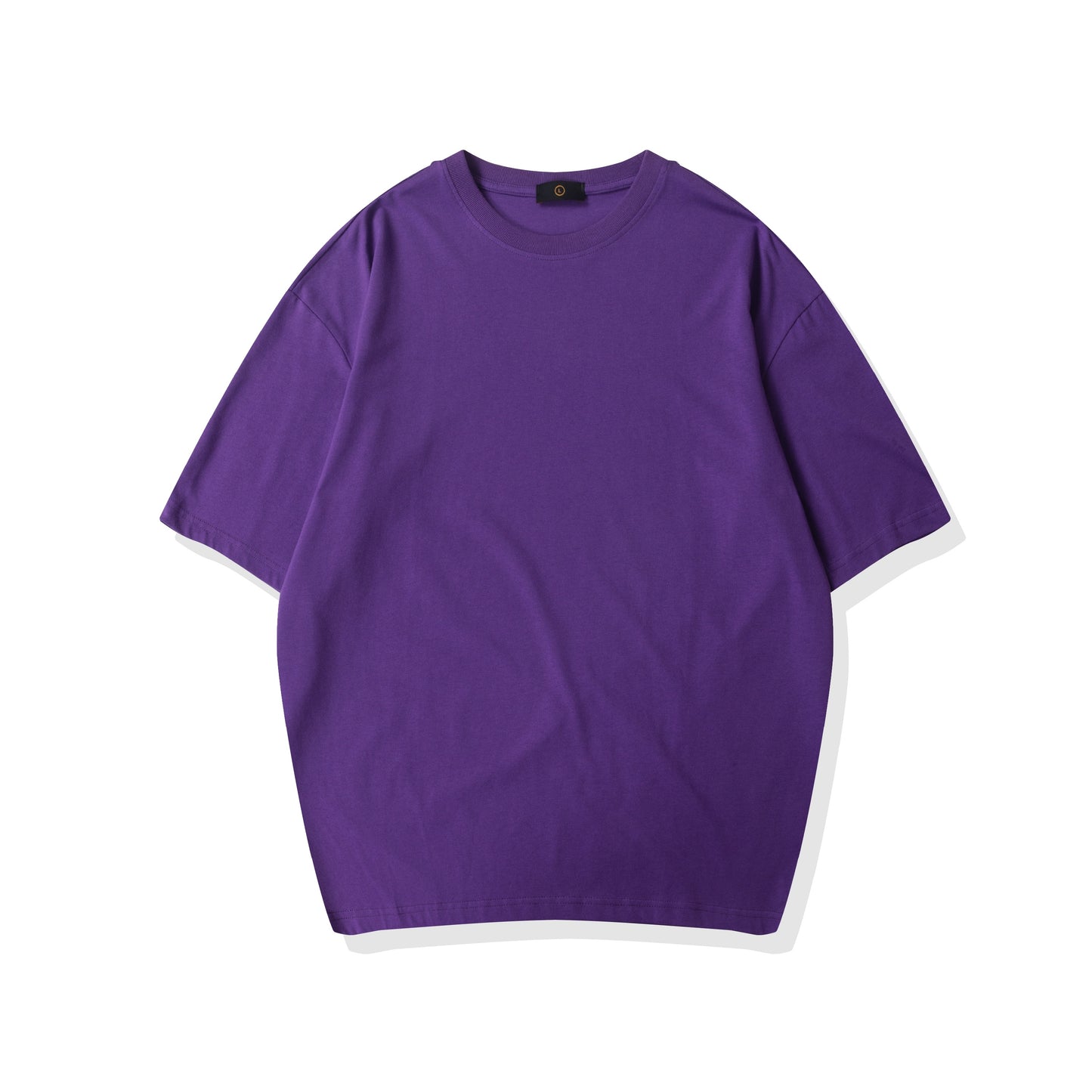 Solid color short-sleeved T-shirt bottoming shirt