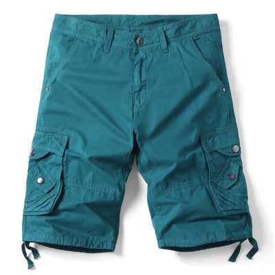 Men's Camouflage Loose Multi-pocket Workwear Shorts