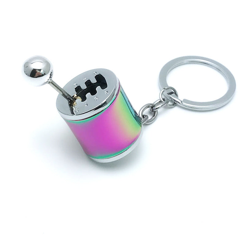 Fashion Creative Simple Car Gear Keychain