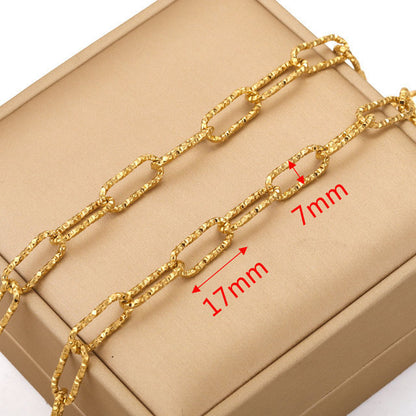 Stainless Steel Chain Necklace DIY Handcraft Jewelry Accessories