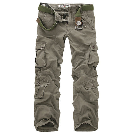 Camouflage cargo trousers