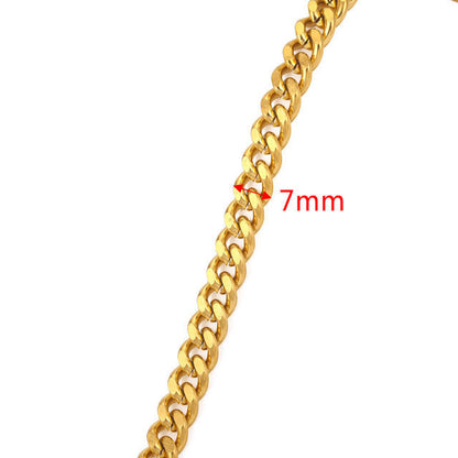 Stainless Steel Chain Necklace DIY Handcraft Jewelry Accessories