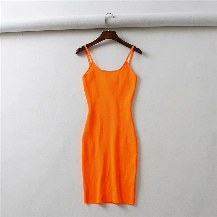 Sleeveless Bottoming Dress Summer One-piece Skirt