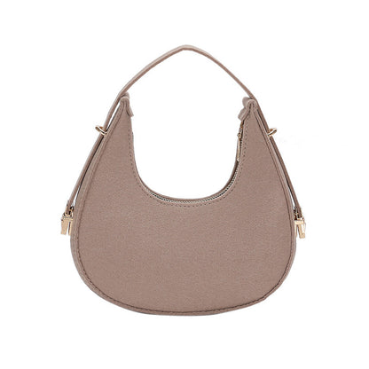 New Fashion Retro Felt Indentation Underarm Bag