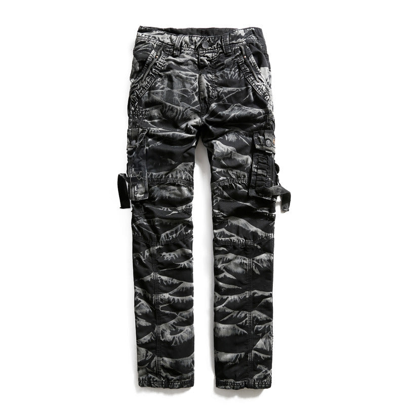 Men's camouflage cargo trousers