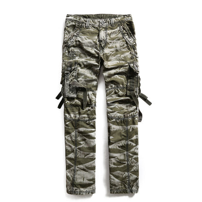 Men's camouflage cargo trousers